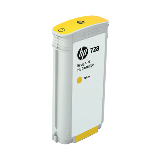 HP 728 DesignJet Ink Yellow Cartridge 130ml F9J65A