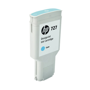 HP 727 DesignJet Cyan Ink Cartridge 300ml F9J76A