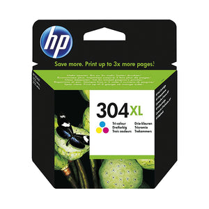 HP 304XL Ink Cartridge Tricolour N9K07AE