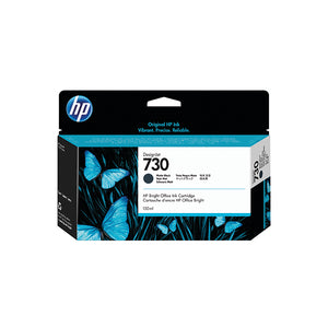 HP 730 130ml Matte Black DesignJet Ink Cartridge P2V65A