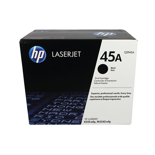 HP 45A Black Laserjet Toner Cartridge Q5945A