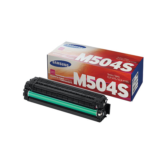 Samsung CLT-M504S Magenta Toner Cartridge (Capacity: 1800 pages) SU292A
