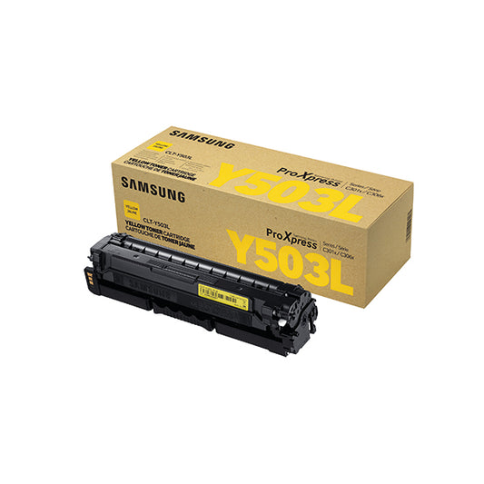 Samsung CLT-Y503L High Yield Yellow Toner Cartridge SU491A
