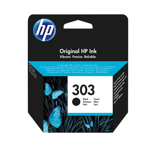 HP Original 303 Black Ink Cartridge T6N02AE