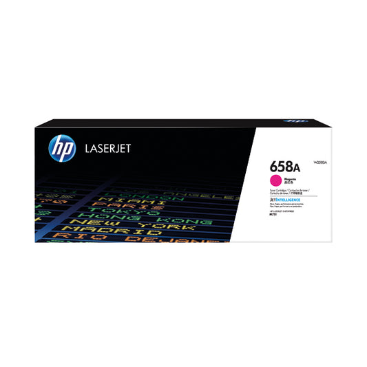HP 658A LaserJet Toner Cartridge Magenta W2003A