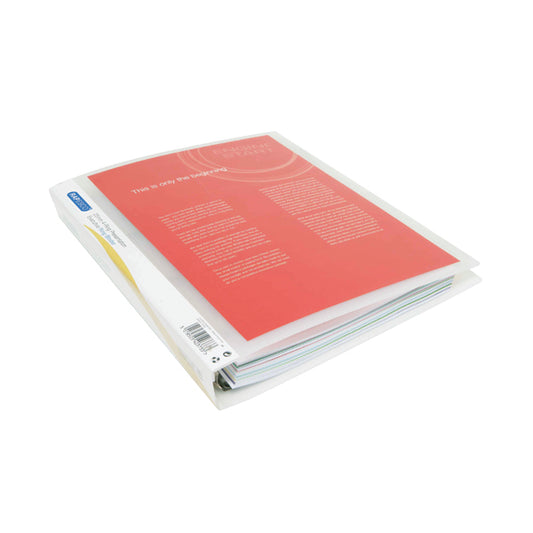 Rapesco Presentation Four-Ring Binder 25mm A4 Clear (Pack of 10) 0717