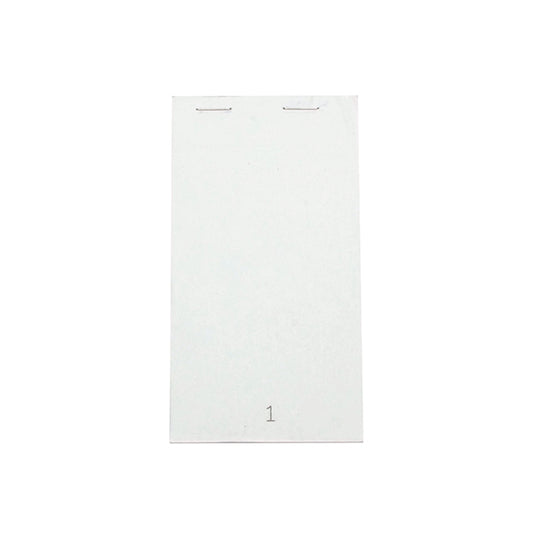 White Duplicate Service Pad Small 140x76mm (Pack of 50) PAD 20