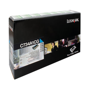 Lexmark Cyan Return Programme 6K Toner Cartridge C734A1CG