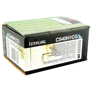 Lexmark Cyan Return Programme 2K Toner Cartridge C540H1CG