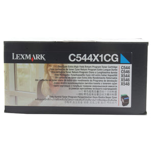 Lexmark Cyan Return Programme 4K Toner Cartridge C544X1CG