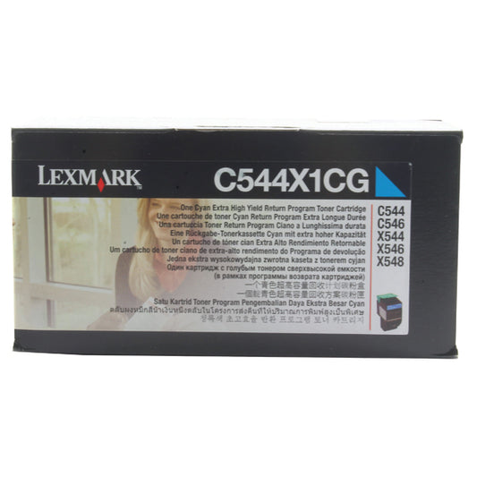 Lexmark Cyan Return Programme 4K Toner Cartridge C544X1CG