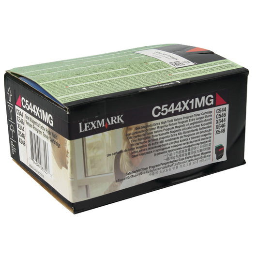 Lexmark Magenta Return Programme 4K Toner Cartridge C544X1MG