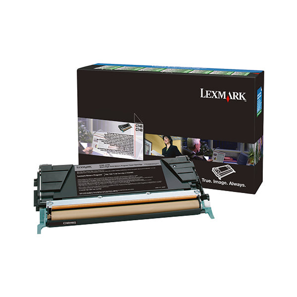 Lexmark 746 Lexmark Toner Cartridge Return Program 12K High Yield Black C746H3KG