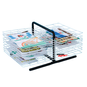 Tabletop Drying Rack 20 Shelf Spring Loaded