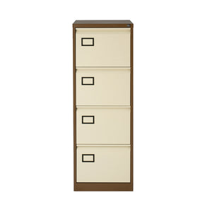Standard Filing Cabinet 4 drawer H1321mm Coffee/Cream