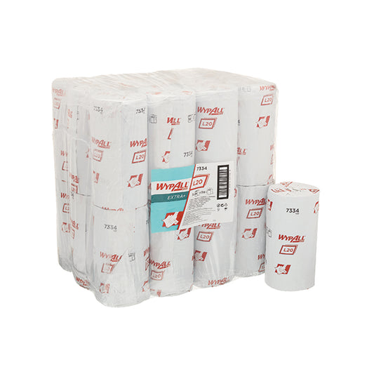 Wypall L20 Extra Small Roll Wipers (Pack of 24) 7334