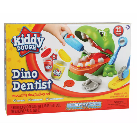 Kiddy Dough Dino Dentist Play Set
