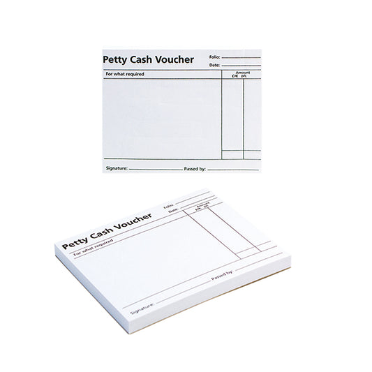 Q-Connect Petty Cash Voucher Pad 125x101mm (Pack of 10) KF00103