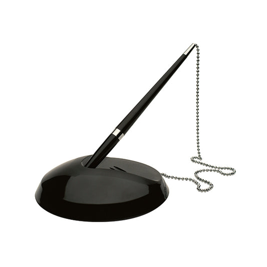 Q-Connect Reception Pen with Chain and Base KF00233