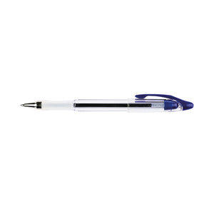 Q-Connect Delta Ballpoint Pen Medium Blue (Pack of 12) KF00376