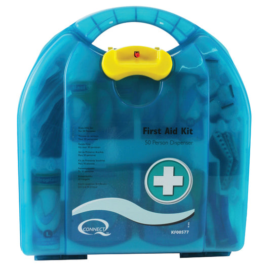 Q-Connect 50 Person Wall-Mountable First Aid Kit 1002453