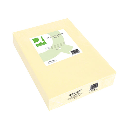 Q-Connect Cream A4 Copier Paper 80gsm Ream (Pack of 500) KF01092