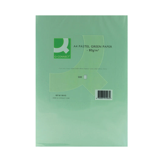 Q-Connect Green A4 Copier Paper 80gsm (Pack of 500) KF01093
