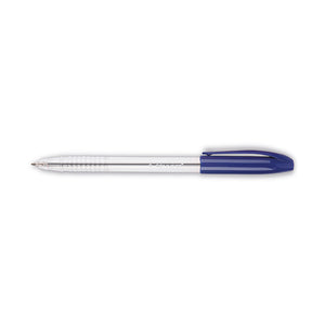Q-Connect Grip Stick Ballpoint Pen Medium Blue (Pack of 20) KF02458