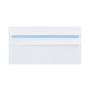 Q-Connect DL Envelopes Plain Wallet Peel and Seal 100gsm White (Pack of 500) 1P04