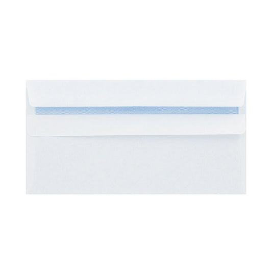 Q-Connect DL Envelopes Plain Wallet Peel and Seal 100gsm White (Pack of 500) 1P04