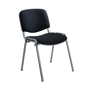 Jemini Ultra Multipurpose Stacking Chair 532x585x805mm Charcoal/Black KF03344