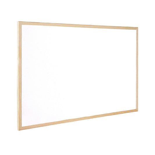 Q-Connect Wooden Frame Whiteboard 900x600mm KF03571