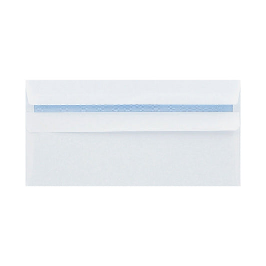 Q-Connect DL Envelope Wallet Self Seal 80gsm White (Pack of 250) KF07556