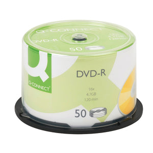 Q-Connect DVD-R 4.7GB Cake Box (Pack of 50) KF15419