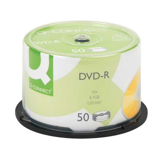 Q-Connect DVD-R 4.7GB Cake Box (Pack of 50) KF15419