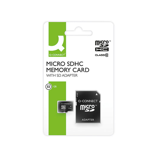 Q-Connect 32GB Micro SD Card Class 10 KF16013