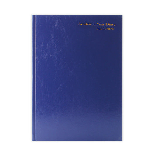 Academic Diary Day Per Page A5 Blue 2023-2024 KF1A5ABU23