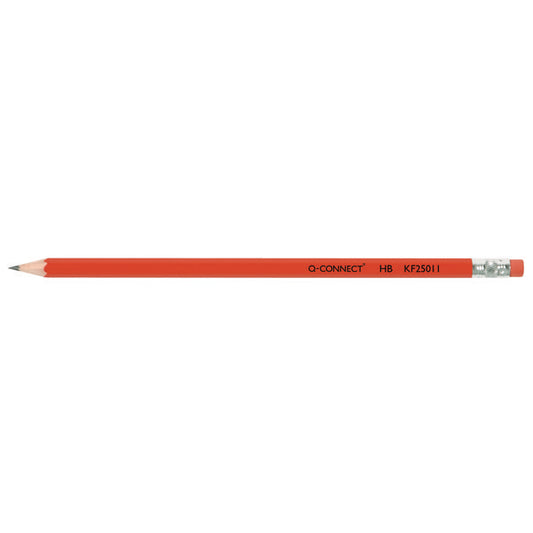 Q-Connect HB Rubber Tipped Office Pencil (Pack of 12) KF25011