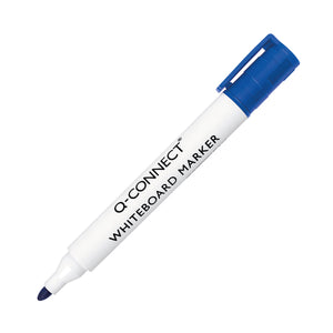 Q-Connect Drywipe Marker Pen Blue (Pack of 10) KF26036