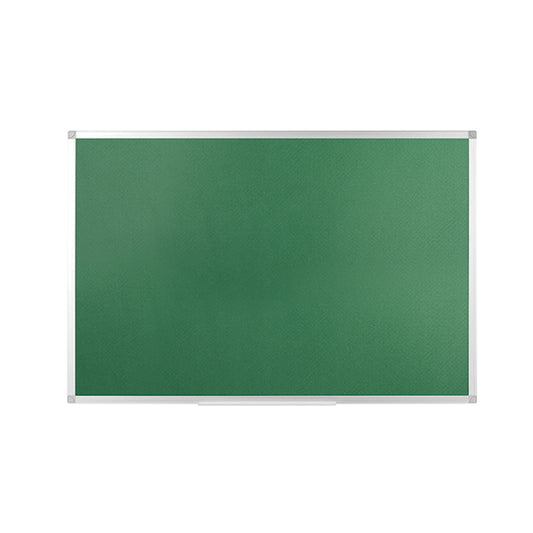 Q-Connect Aluminium Frame Felt Noticeboard with Fixing Kit 900x600mm Green 54034203