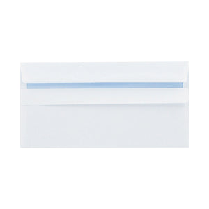 Q-Connect DL Envelopes Wallet Self Seal 100gsm White (Pack of 1000) 7137