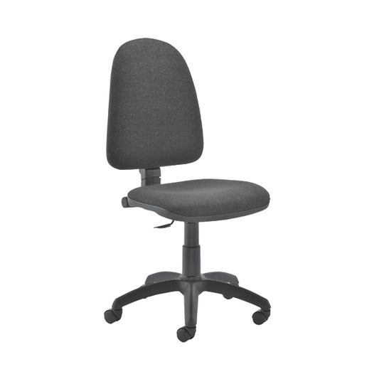 Jemini  High Back Operator Chair 600x600x1000-1130mm Charcoal KF50172