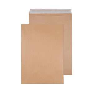 Q-Connect Envelope 458x324mm Pocket Self Seal 135gsm Manilla (Pack of 125) 9011004