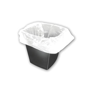 2Work Square Bin Liners 30 Litre White (Pack of 1000) KF73380