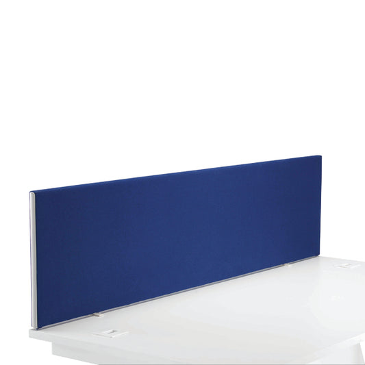 First Desk Mounted Screen 1600x25x400mm Special Blue KF74840