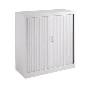 Talos Side Opening Tambour Unit 1000x450x1050mm White KF78759