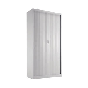 Talos Side Opening Tambour Unit 1000x450x1950mm White KF78761