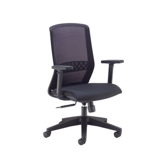 Arista Tekna High Back Executive Chair 670x630x945-1065mm Mesh Back Black KF79886