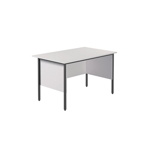 Serrion Rectangular 4 Leg Desk 1200x750x730mm White KF800002