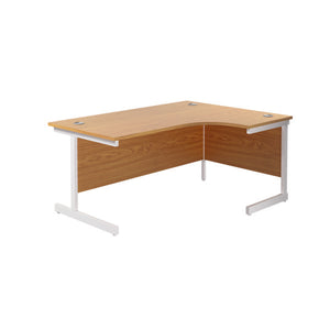 Jemini Radial Right Hand Cantilever Desk 1800x1200x730mm Nova Oak KF802163